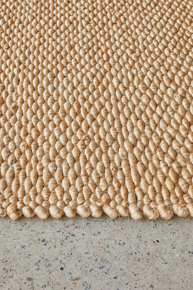 Handloomed Harmony Natural Jute Rug