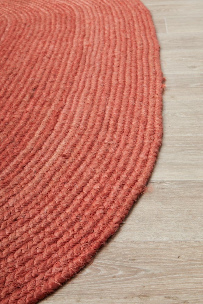 Vivi Terracotta Oval Rug