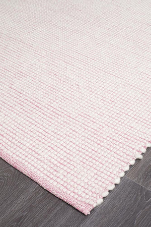 Premium Stunning Soft Wool Pink Rug