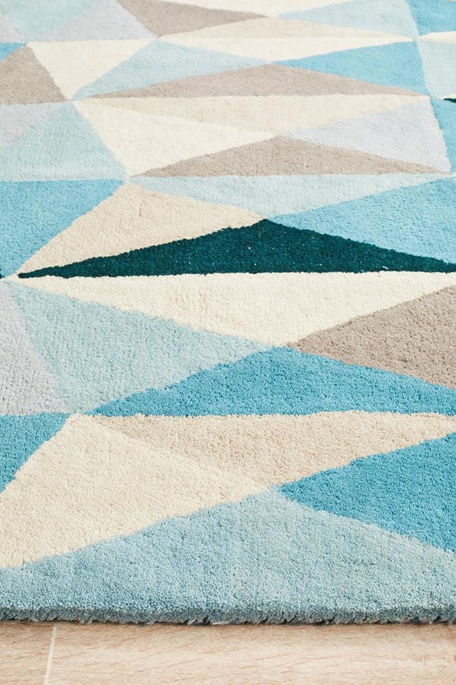 Atic Pure Wool 901 Turquoise Rug