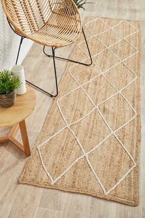 Byron 222 Natural Runner Rug