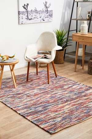 Navia Flat Weave Multi Wool Rug